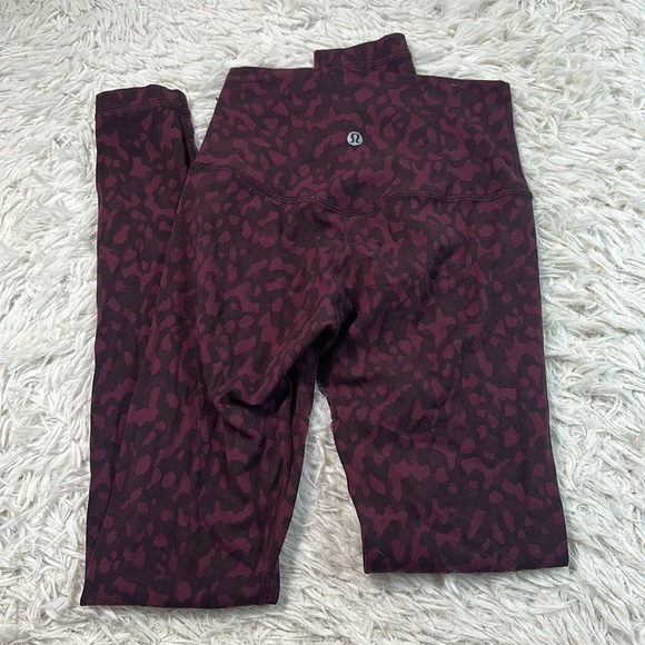 Lululemon Align Pant 28" Formation Camo Dark Adobe Multi - Picture 3 of 5